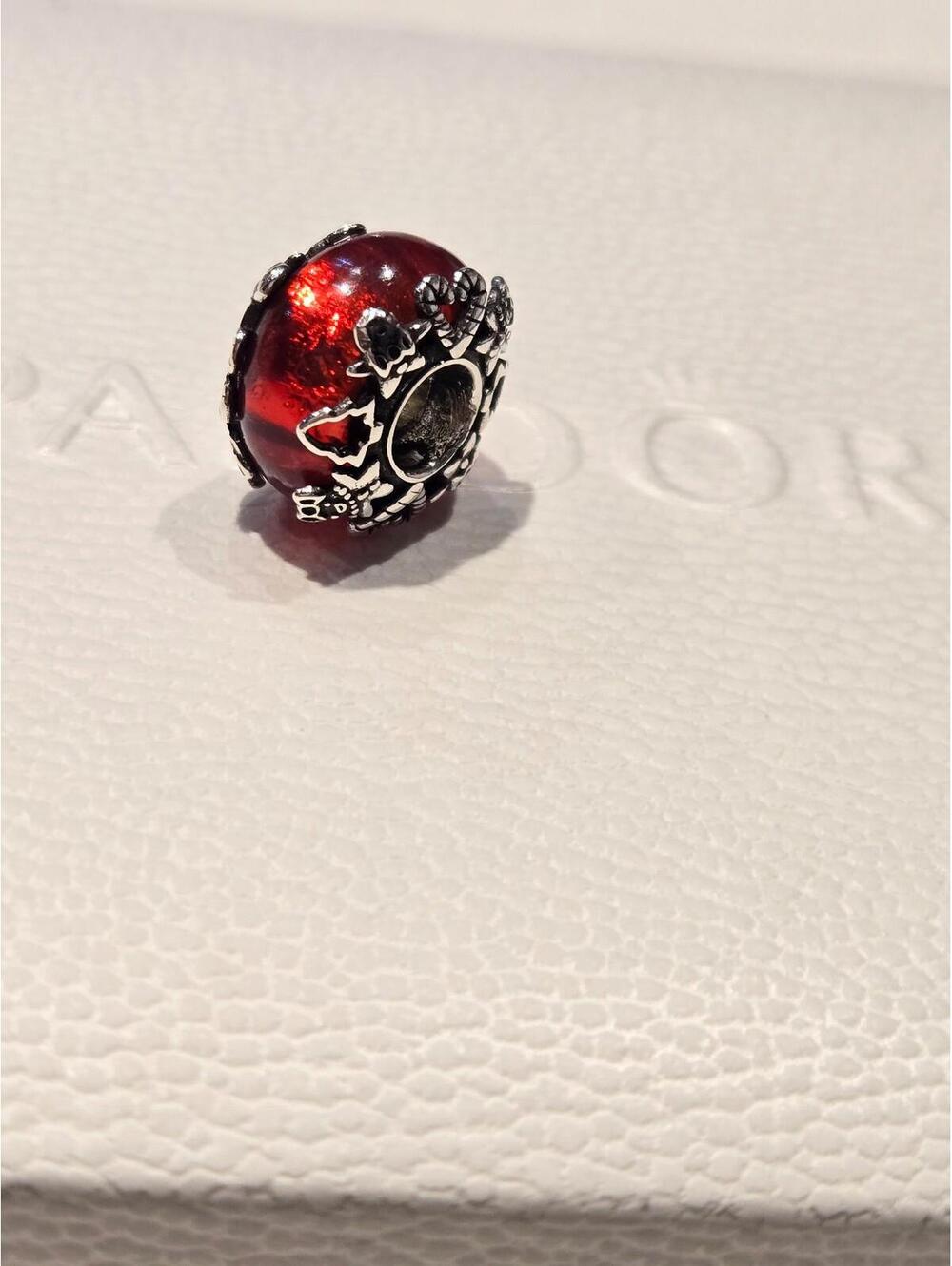 Pandora s925 ale christmas glass bead charm
